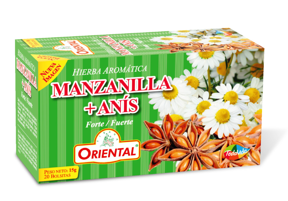 El Naturalista Manzanilla con Anís 20 Bolsas